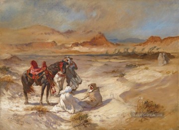 desert - SIROCCO über die Wüste Frederick Arthur Bridgman